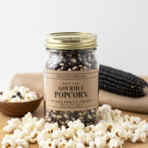 Gourmet Popcorn, 1 Pint Jar Blue